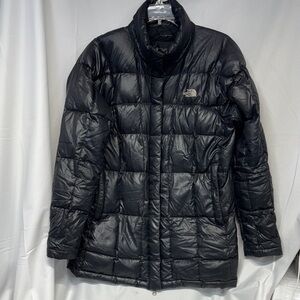 THE NORTH FACE 600 DOWN QUILT PUFFER LONG  Black COAT jacket M